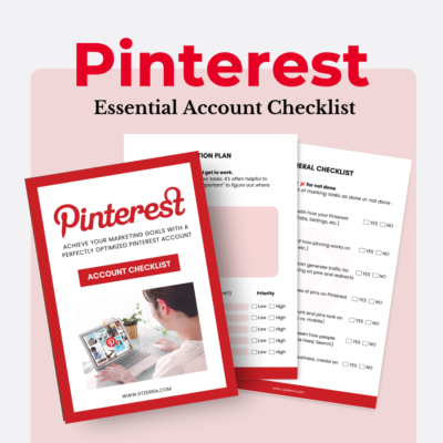 Pinterest account checklist