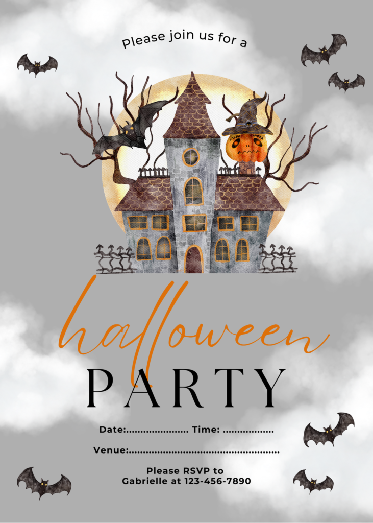 Halloween Digital Party Planner