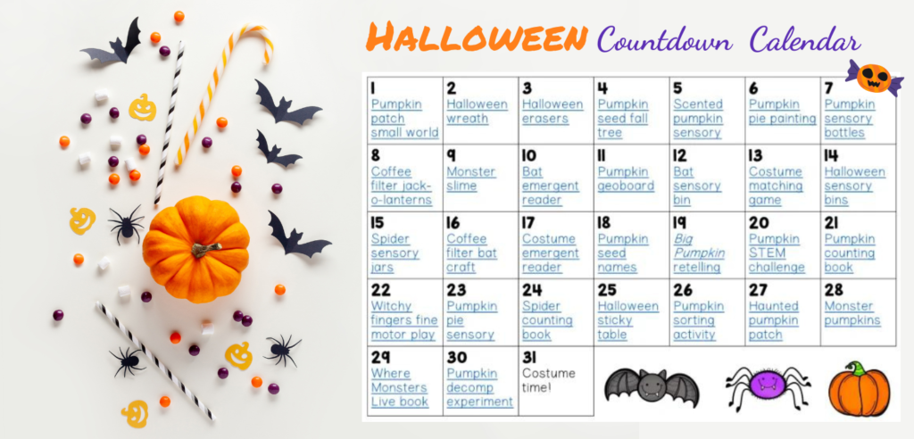 Halloween Digital Countdown Planner