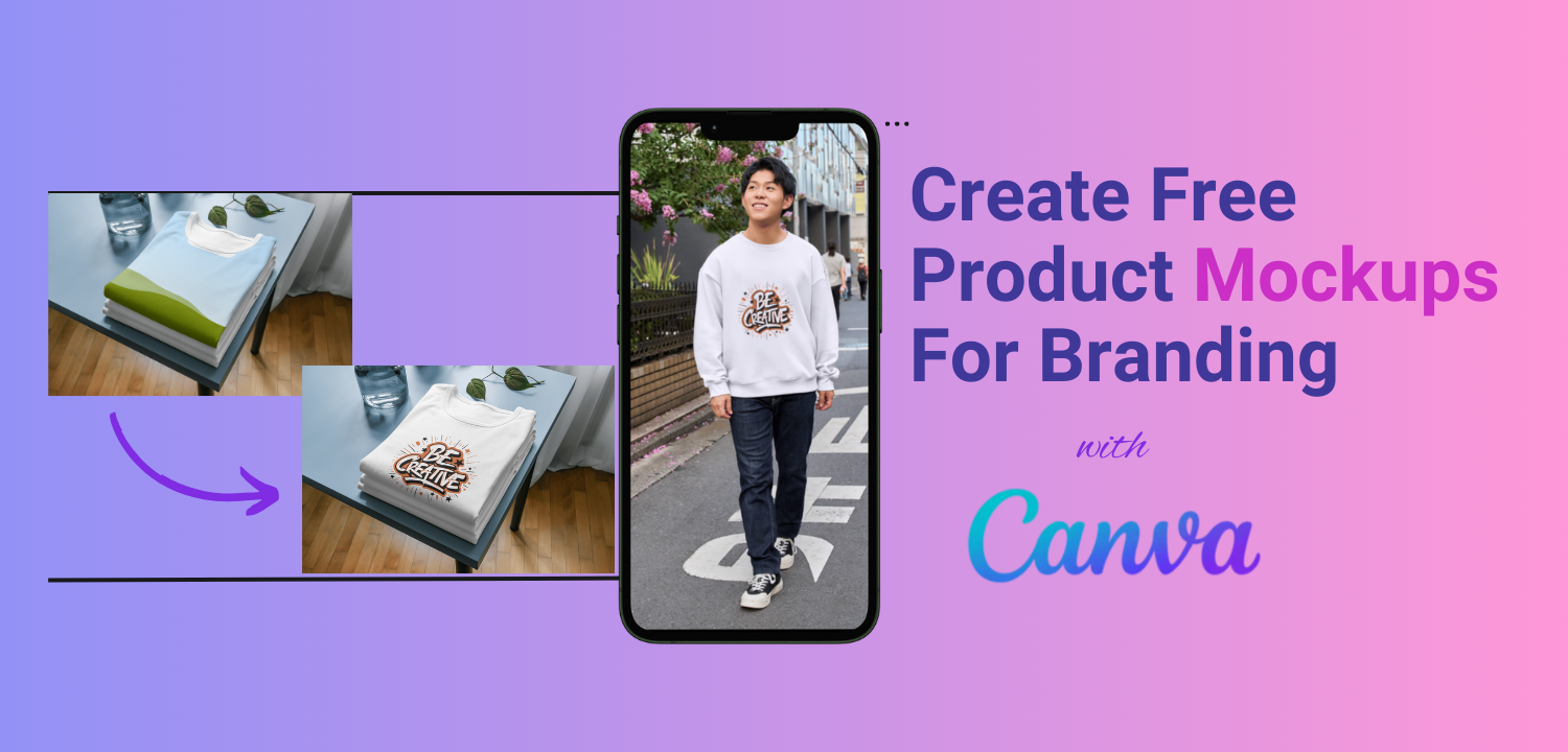 Create free product mockups with Canva