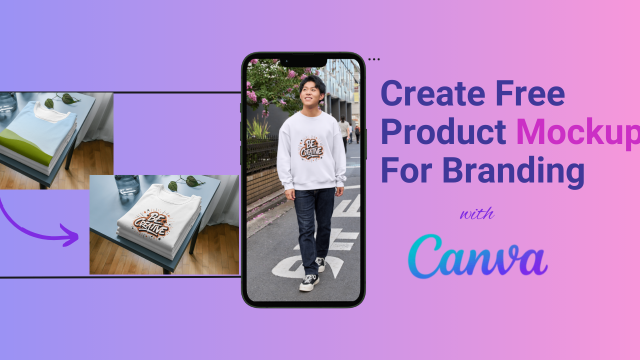 Create free product mockups with Canva