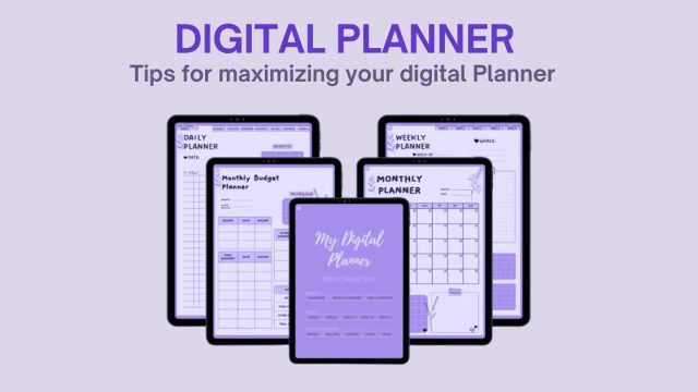 Maximizing Digital Planner